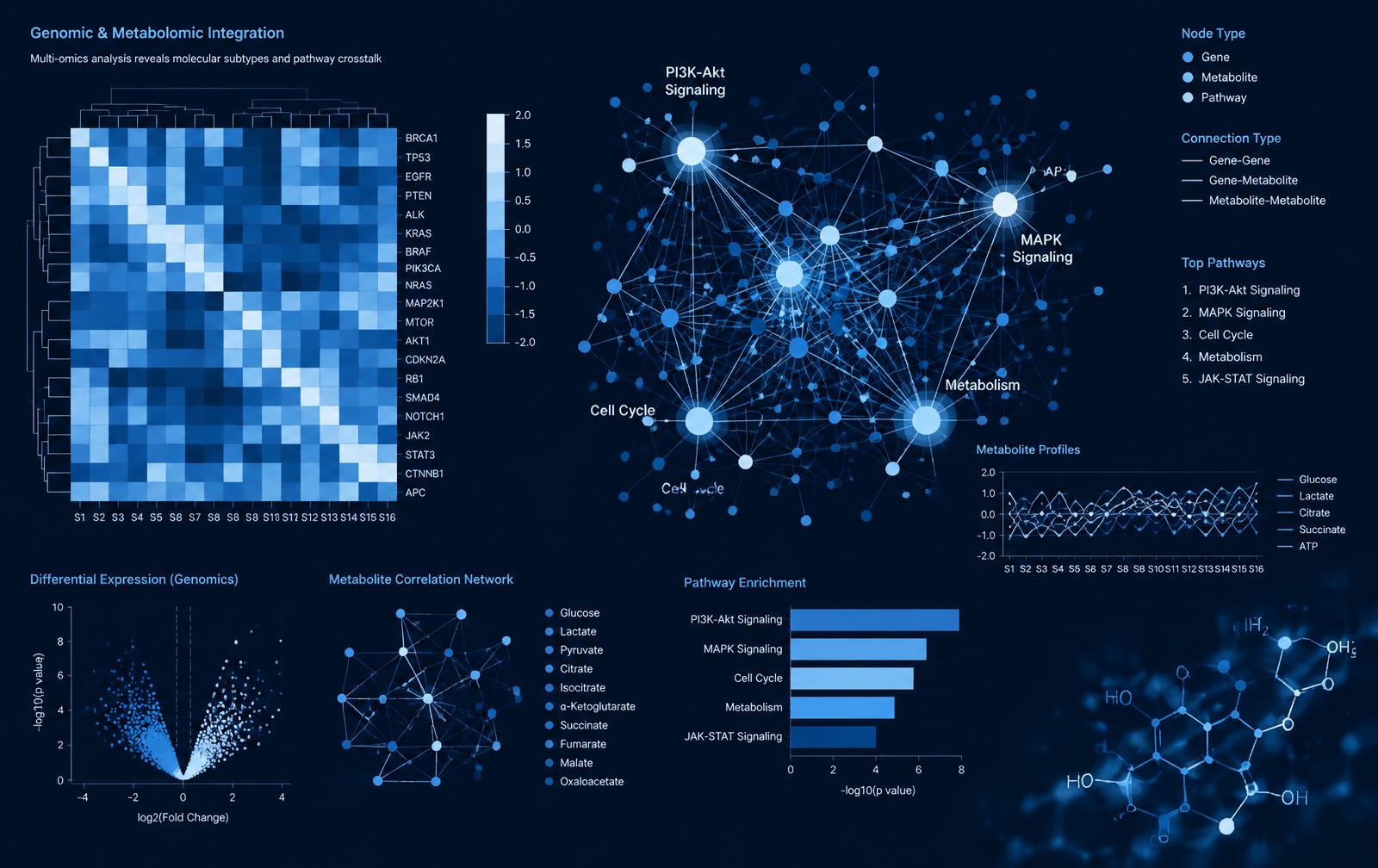 Multi-omic data visualization